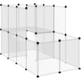  Kavez za male životinje prozirni 142 x 74 x 93 cm PP i čelik | shoptok.hr
