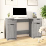  Radni stol s ormarićem boja hrasta sonome od konstruiranog drva | Shoptok.si