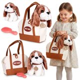 Plišani Beagle v torbici s krtačo za nego 3 leta + | Shoptok.si
