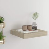 vidaXL Plutajuća zidna polica boja hrasta 23 x 23,5 x 3,8 cm MDF Cijene