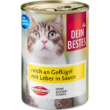 DEIN BESTES kompletna hrana za odrasle mačke - živinsko meso i jetra u sosu 415 g cene
