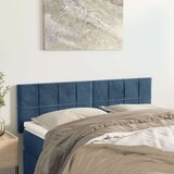  Posteljno vzglavje 2 kosa temno modro 72x5x78/88 cm žamet, (20936106) | Shoptok.si