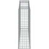  Lučne gabionske košare 4 kom 300x50x160/180cm pocinčano željezo | shoptok.hr