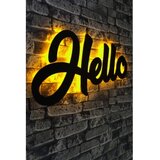 WALLXPERT zidna LED dekoracija Hello Yellow | ePonuda.com