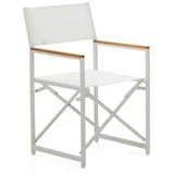 Kave Home Bijela metalna vrtna stolica Llado -