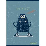 STREET Zvezek Monsters A4 črte z robom | Shoptok.si