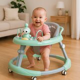  6u1 Ergonomska hodalica za bebe s glazbenim pultom, podesivom visinom i 360° tihim kotačima Tavalax | shoptok.hr