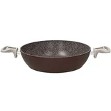 globoka ponev pearlbrown 24cm, dva ročaja, indukcija, aluminij