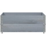  Okviri za palete 2 kom sivi 100 x 100 cm od masivne borovine | Eponuda.ba