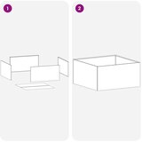  Vrtna saksija Bijela 60 x 60 x 30 cm Čelična vrata - Bijela 60 x 60 x 30 cm 1 | shoptok.hr