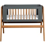 Troll nursery® otroška zibelka torsten™ seal grey/teak | shoptok.hr