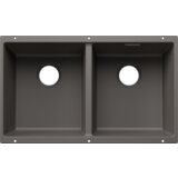 Blanco sudoper SUBLINE 350/350-U SILGRANIT GLAVNI BAZEN LIJEVO, bez InFino pribora - VULKAN SIVA | shoptok.hr