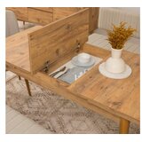 Hanah home Set trpezarijski sto i stolice Vina, Svijetlosiva | Eponuda.ba