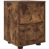  Nočna omarica Dimljeni oreh 30,5 x 30 x 43 cm Konstruiran les, (5000091639) | Shoptok.si