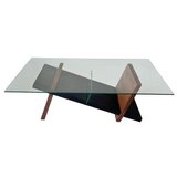 Hanah home livello - black, chesnut blackchesnut coffee table | ePonuda.com