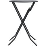  Sklopivi vrtni stol Antacitski Ø50x72 cm Čelik | shoptok.hr
