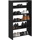 vidaXL Stalak za cipele crni 60x25x100 cm od konstruiranog drva | shoptok.hr