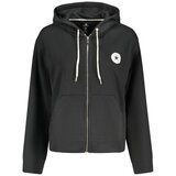 Converse ženska hoodie dukserica na patentni zatvarač crna | shoptok.hr