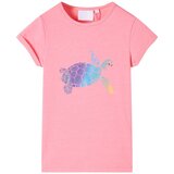 vidaXL Dječja majica jarkoružičasta 140 | shoptok.hr