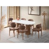 Hanah home Trpezarijski sto Gusto - 2951, 180x77x90 cm, Bijeli | Eponuda.ba