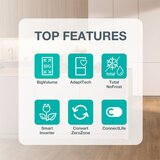 Gorenje NRB620E61W4WFE kombinovani frižider, no frost, visina 203 cm, beli | ePonuda.com