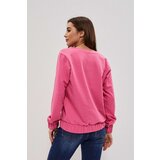 Marisse V-Neck Sweatshirt L-Bl-3702 Pink | ePonuda.com
