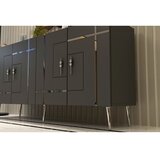 Hanah home komoda line KB150 anthracite silver | ePonuda.com