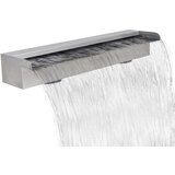 vidaXL Pravokotna fontana za bazen slap nerjaveče jeklo 60 cm Cene