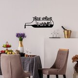 Wallity Zidna dekoracija They Whine I Wine, 67x28cm, Crna Cene
