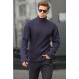 Madmext Navy Blue Turtleneck Knitted Sweater 6858 Cene
