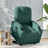 Maison Chic Naslanjač - Relax naslanjač s funkcijo vstajanja temno zeleno blago, (22061994) | Shoptok.si
