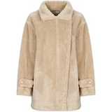 Guess Plašči LS ELISABETTA SHEARLING COAT Bež