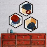 Wallity Uramljena slika 6GEN18165, 35x35 cm, 3 dela Cene