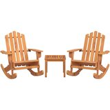  3-dijelna vrtna garnitura Adirondack masivno bagremovo drvo | shoptok.hr