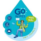 GOWipes Wet Towels osvježavajuće vlažne maramice 15 kom | shoptok.hr