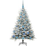  Umjetno božićno drvce s rasvjetom i setom kuglica Zelena 150 cm | shoptok.hr