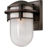 Elstead Lighting Elstead Reef 1 majhna zunanja stenska svetilka, viktorijanska bronasta, IP44, E27, (22099980) | Shoptok.si