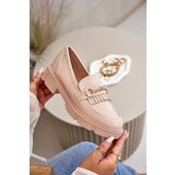 Boto Women's Moccasins With Decoration Eco Leather Beige Tialorae | shoptok.hr
