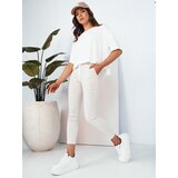 DStreet Spodnie damskie MARINS w beżowo-białe paski | shoptok.hr