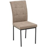 MID.YOU STOL, kovina, tekstil rjava, črna | Shoptok.si