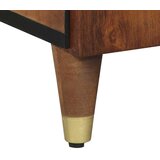  Highboard s policom Smeđa 40 x 33 x 110 cm Čvrsto drvo manga | shoptok.hr