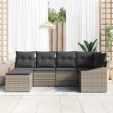  Vrtni set za objed s jastukom s pohranom 6 pcs Siva | shoptok.hr