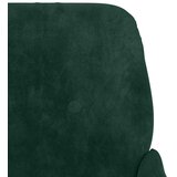  Klupa tamnozelena 108 x 79 x 79 cm baršunasta | shoptok.hr