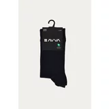 Avva Men's Anthracite Straight Socks