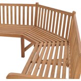  Kutna vrtna klupa 185 x 185 x 90 cm od masivne tikovine | Eponuda.com