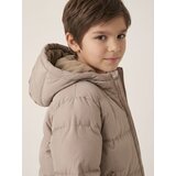 Sinsay Pamučna puffer jakna s kapuljačom i reflektirajućim detaljima | shoptok.hr