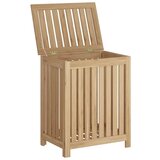  Košara za rublje 50 x 35 x 60 cm od masivne tikovine | shoptok.hr