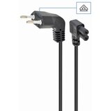 Gembird Napajalni kabel 220V 2,5m C7 BIPOLAR kotni črn PC-184L | Shoptok.si