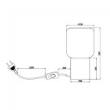 REALITY Stona lampa NICO 1xE27/40W/230V | Eponuda.com