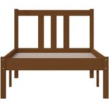  Okvir za krevet od masivnog drva boja meda 75x190 cm mali | shoptok.hr
